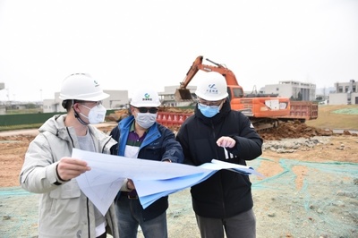 科學防疫 全力以“復”--興蓉環境工程建設項目全面復工